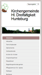 Mobile Screenshot of hl-dreifaltigkeit-hunteburg.de